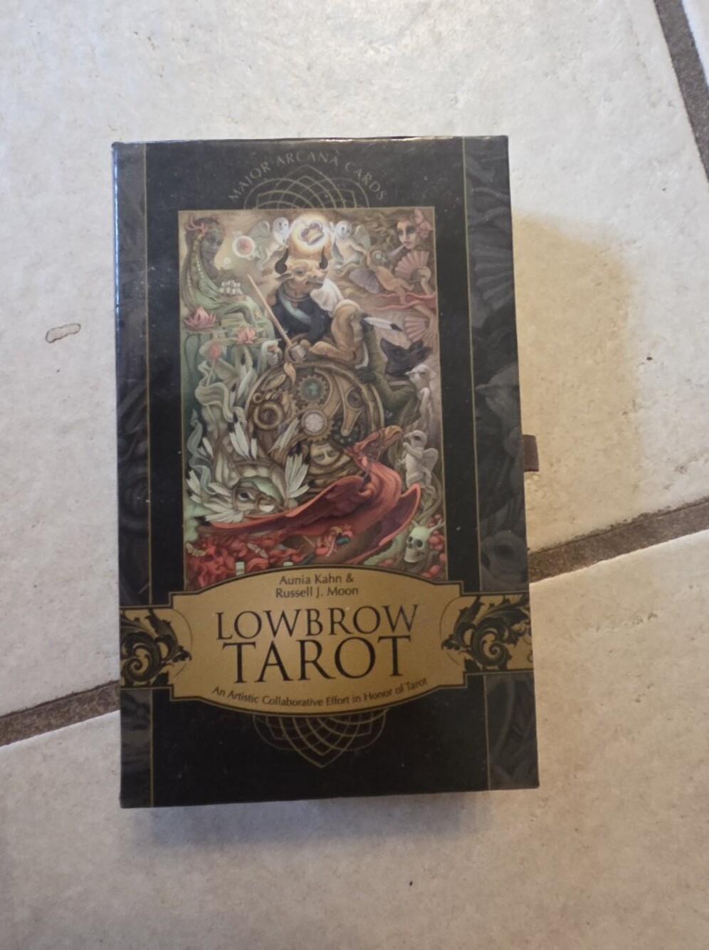 Lowbrow Tarot : An Artistic Collaborative Effort.., Hardcover, 22 Card Tarot Set